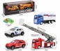 Auto metalowe z kartami 2szt MIX