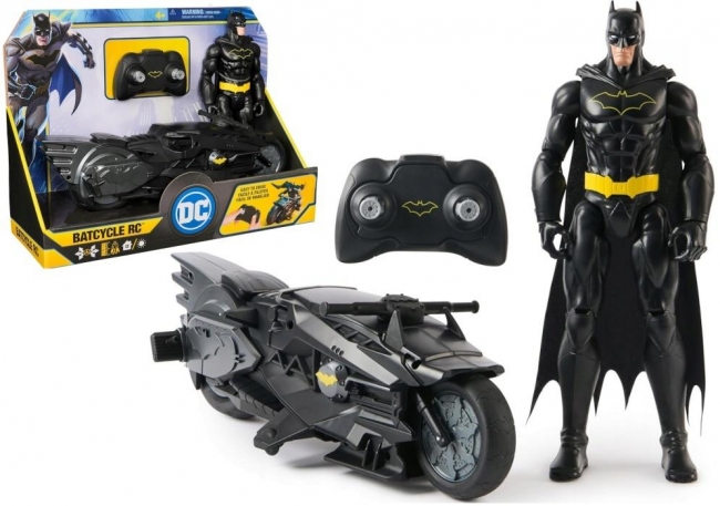 Zestaw Figurka Batman i Batcycle RC