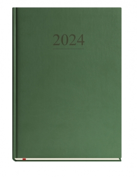 Kalendarz Uniwersalny 2024, tygodniowy A4 - zielony (T-218V-Z2)