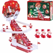 Kolejka świąteczna zjeżdżalnia mikołaje