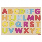 Puzzle literki - kolory pastelowe (GOKI-57732)