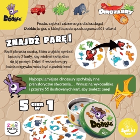 Dobble - Dinozaury (DOBDIN07PL) - Denis Blanchot, Guillaume Gille-Naves, Igor Polouchine