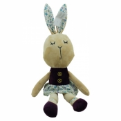 Maskotka Króliczka Balerinka w kolorze fioletowym 48 cm (4896b)