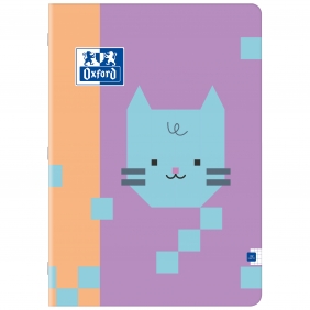 Zeszyt Oxford Zoo Blocks, A4/32K - kratka