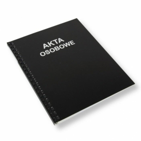 Teczka Akta osobowe T1 czarna
