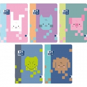 Zeszyt Oxford Zoo Blocks, A4/32K - kratka