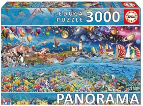 Puzzle 3000 elementów, Życie Panorama (17132)