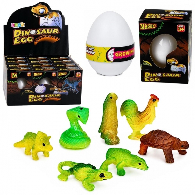 Jajo dinozaura wykluwającego się w wodzie MIX