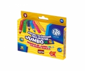 Kredki ołówkowe trójkątne Jumbo mini + temperówka 12 kolorów (312118003)