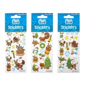 Naklejki Sticker BOO silver święta