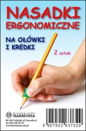 Nasadki ergonomiczne na ołówki i kredki 2 sztuki