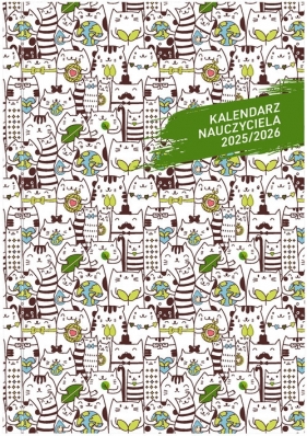 Kalendarz nauczyciela 25/26 B5T PCV bezbarwny KOTY