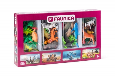 Planeta zwierząt figurki – zestaw 4 światów 96033