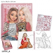 Kolorowanka Leo Heart Top Model z naklejkami 13737A