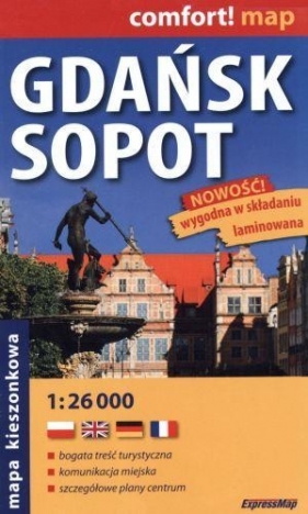 Gdańsk Sopot plan miast 1:26 000