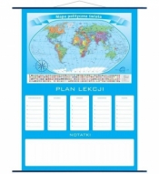 Plan lekcji - mapa Świat Polityczny