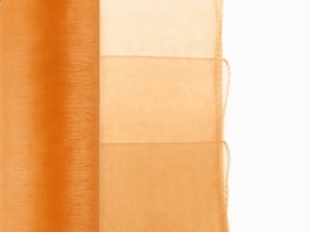 Organza obszywana pomarańczowa 0,38x9m