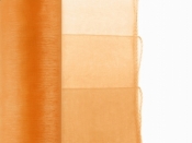 Organza obszywana pomarańczowa 0,38x9m