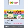 Paczka Blok techniczny kolorowy A3 170g Happy Color 10sztuk
