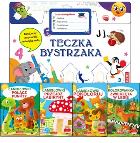 Teczka bystrzaka. Zestaw Łamigłówek - Opracowanie zbiorowe