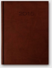 Kalendarz 2015 A5 21D Virando dzienny brązowy - <br />