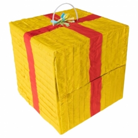 Piniata składana pudełko z prezentami