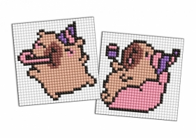 Diamentowa mozaika na magnes - Kapibara 2 9x9cm