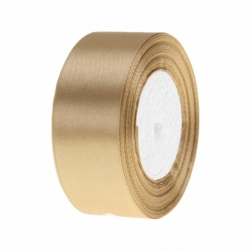 Wstążka satynowa 186 złoty ciemny 38mm/32m