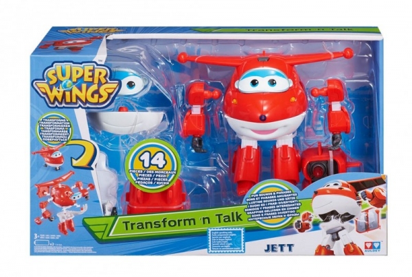 Super Wings Samolot robot z dźwiękami - Jett (AUL-710310)