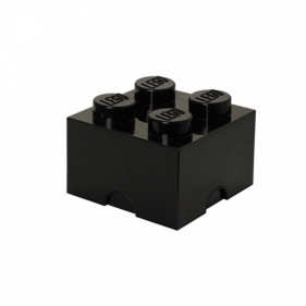 Lego, pojemnik klocek Brick 4 - Czarny (40031733) (Uszkodzone opakowanie)