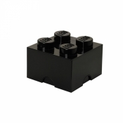 Lego, pojemnik klocek Brick 4 - Czarny (40031733) (Uszkodzone opakowanie)