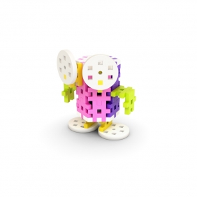 Klocki Meli Basic Constructor Pink 100 el. (50058)