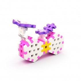 Klocki Meli Basic Constructor Pink 100 el. (50058)