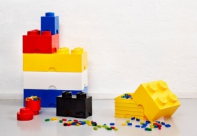 Lego, pojemnik klocek Brick 4 - Czarny (40031733)