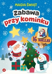 Magia świąt. Zabawa przy kominku