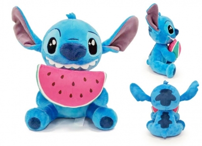 Disney maskotka pluszowa Stitch z arbuzem 25cm