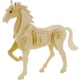 Puzzle drewniane 3D Koń