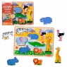  Mellisa&Doug Drewniane puzzle Zwierzęta Safari2+