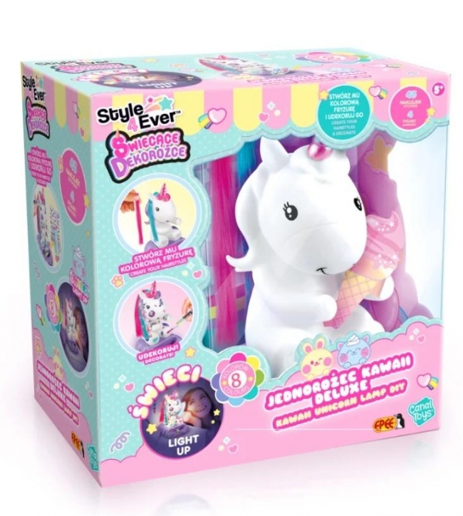 <img src='https://webimage.pl/pics/331/7/d5905896607331.jpg' style='height:440px' /> Świecące dekorożce DIY Jednorożec kawaii deluxe