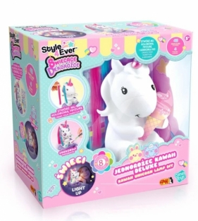 Świecące dekorożce DIY Jednorożec kawaii deluxe