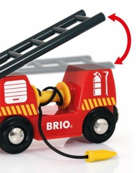 Brio Trains & Vehicles: Remiza strażacka (63383300)