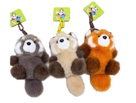 Brelok pluszowy miś panda 10cm MIX