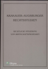 Krakauer Augsburger Rechtsstudien  Stelmach Jerzy, Schmidt Reiner