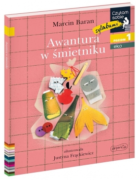 Awantura w śmietniku. Czytam sobie sylabami. Poziom 1 - Marcin Baran
