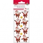 Dekoracje samoprzylepne 3D - Mikołaj (440734)