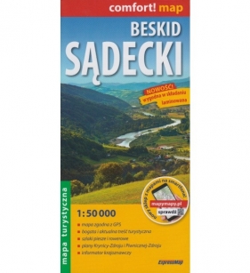 Beskid Sądecki, 1:50 000 - mapa turystyczna - Opracowanie zbiorowe