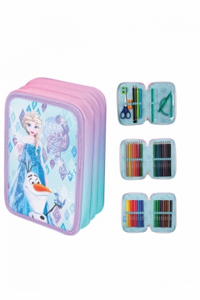 Coolpack, Piórnik potrójny z wyposażeniem Jumper 3 Disney Core - Frozen (F067776)