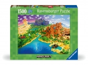 Ravensburger, Puzzle 1500: World of Minecraft (12000433)