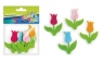 Ozdoba dekoracyjna filc tulipany 4szt