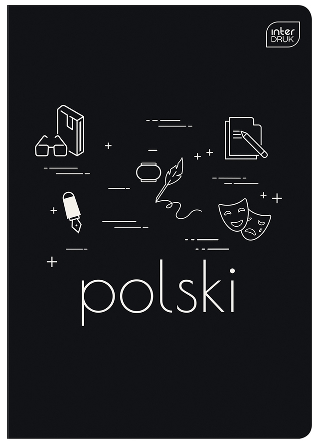 Zeszyt A5/60k linia UV - Polski
